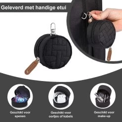 Luiertas Rugzak - Incl. Buggy / Kinderwagen Haken En Verschoningsmat - Complete Set - Zwart Van Zedar -Babyproducten Winkel 1200x1200 902