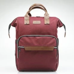 Periwinkle - Luiertassen - Waterproof Baby Verzorgingstas - Baby Rugzak - Luiertas - Verzorgingstas - Linnen - Bordeaux -Babyproducten Winkel 1200x1200 918