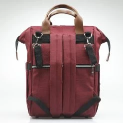 Periwinkle - Luiertassen - Waterproof Baby Verzorgingstas - Baby Rugzak - Luiertas - Verzorgingstas - Linnen - Bordeaux -Babyproducten Winkel 1200x1200 920