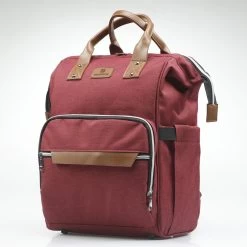 Periwinkle - Luiertassen - Waterproof Baby Verzorgingstas - Baby Rugzak - Luiertas - Verzorgingstas - Linnen - Bordeaux -Babyproducten Winkel 1200x1200 921