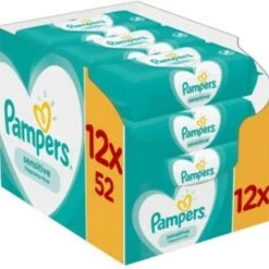 Pampers® Pampers Billendoekjes Sensitive Navulpak - 12 X 52 Doekjes -Babyproducten Winkel 1200x1200 95