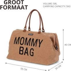 Childhome Mommy Bag Groot - Teddy - Beige -Babyproducten Winkel 1200x1200 955