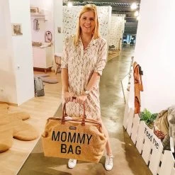 Childhome Mommy Bag Groot - Teddy - Beige -Babyproducten Winkel 1200x1200 956