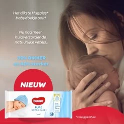 Huggies Billendoekjes - Baby Wipes - Pure Extra Care - 99% Water 56 Doekjes 15 Huggies Billendoekjes - Baby Wipes - Pure Extra Care - 99% Water 56 Doekjes -Babyproducten Winkel 1200x1200 97
