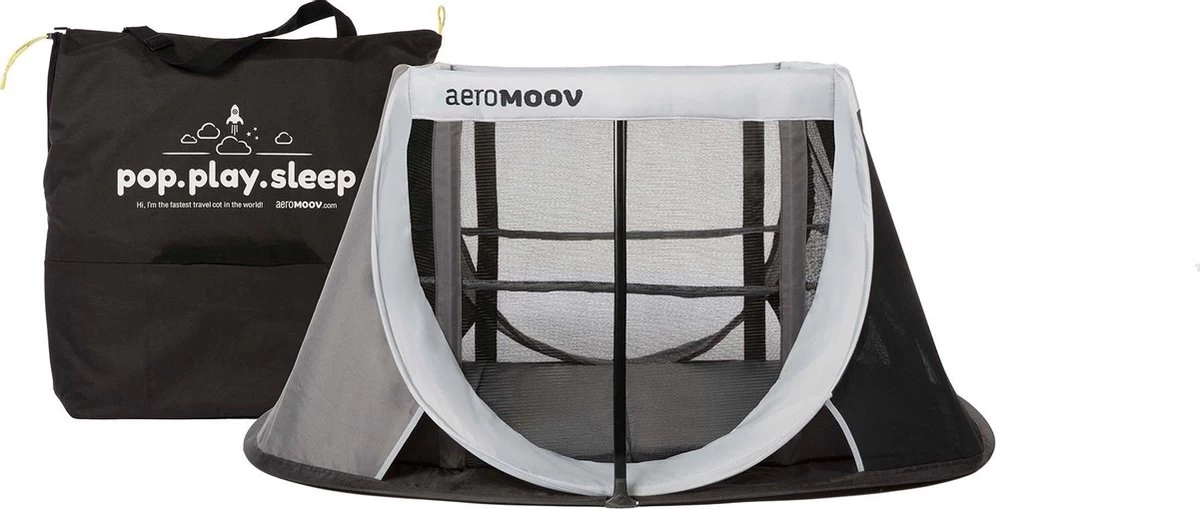 AeroMoov Instant Travel Cot Reisbed - Grey Rock 5 AeroMoov Instant Travel Cot Reisbed - Grey Rock - Afbeelding 5
