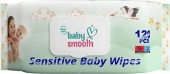Babyproducten Winkel 40 12 X 120pcs -Baby Smooth Sensitive 120pcs Baby Doekjes - Billendoekjes - Wet Wipes.