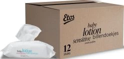 Etos Baby Lotion Sensitive Billendoekjes - 960 Stuks (12 X 80 Stuks)