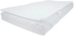 ABZ Babymatras Combi Witte Panter - Inclusief Topper Airgosafe - 60x120 Cm -Babyproducten Winkel 1200x586