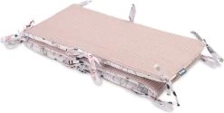 Sensillo Baby Bedbumper - Bedomrander - Anti Stootrand Ledikant - Bed Zijbeschermers - 180x30cm - Wafel Roze Vosjes -Babyproducten Winkel 1200x608 3