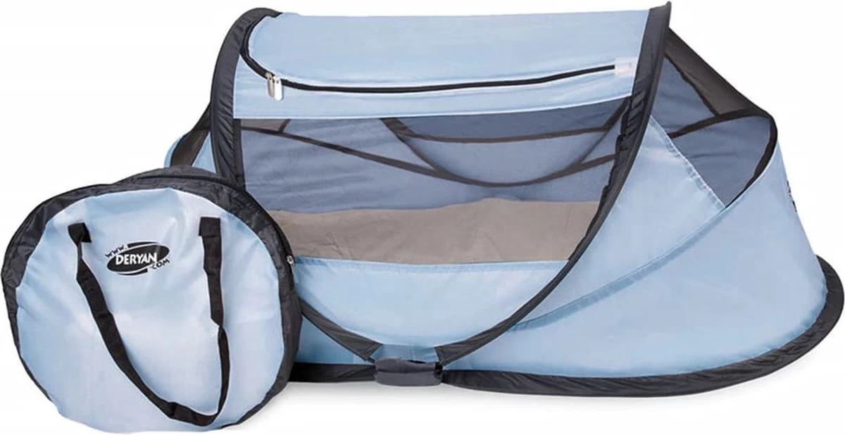 Deryan BabyBox Campingbedje - Baby Tentje - Blue 7 Deryan BabyBox Campingbedje - Baby Tentje - Blue - Afbeelding 7