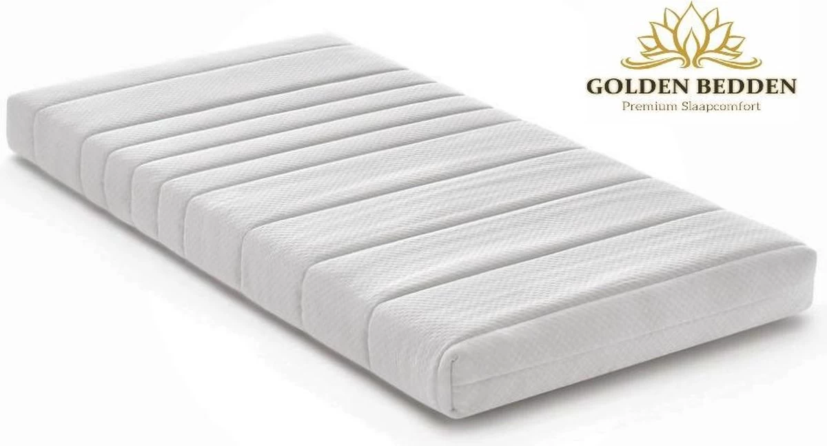 Golden Bedden - Koudschuim HR 45 - 60/120/10 Baby Matras - Ledikant Matras Met Anti-allergische Wasbare Hoes. 1 Golden Bedden - Koudschuim HR 45 - 60/120/10 Baby Matras - Ledikant Matras Met Anti-allergische Wasbare Hoes.