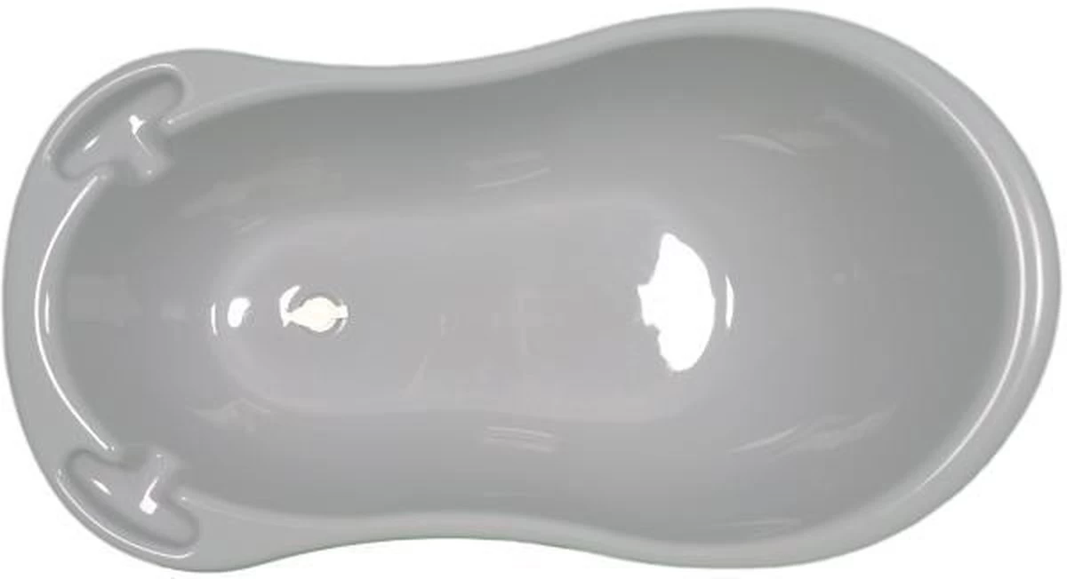 MamaLoes Babybadje - Grijs - 86x38 Cm - Inclusief Stop 4 MamaLoes Babybadje - Grijs - 86x38 Cm - Inclusief Stop - Afbeelding 4