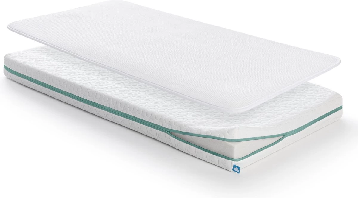 AeroSleep® ECOlution Pack 2-in-1 : Matras + 3D Matrasbeschermer - Bed - 150 X 70 Cm 16 AeroSleep® ECOlution Pack 2-in-1 : Matras + 3D Matrasbeschermer - Bed - 150 X 70 Cm - Afbeelding 16