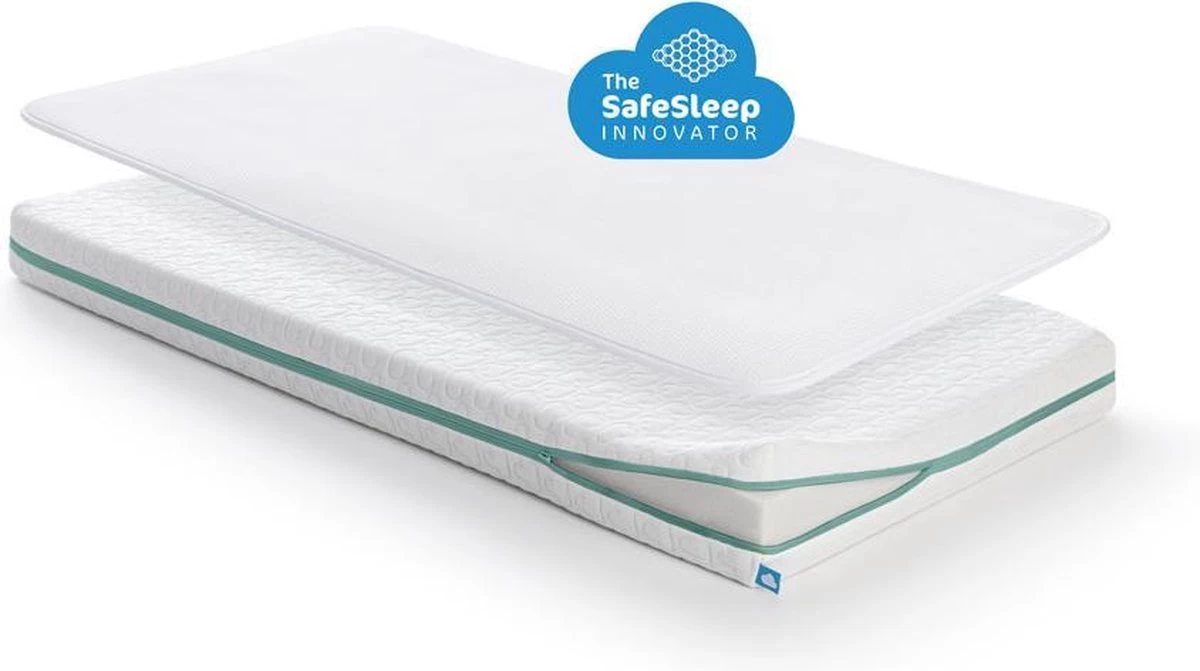 AeroSleep® ECOlution Pack 2-in-1 : Matras + 3D Matrasbeschermer - Bed - 150 X 70 Cm 12 AeroSleep® ECOlution Pack 2-in-1 : Matras + 3D Matrasbeschermer - Bed - 150 X 70 Cm - Afbeelding 12