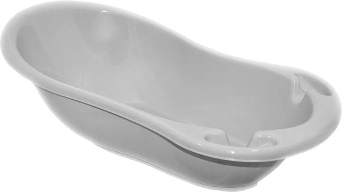 MamaLoes Babybadje - Grijs - 86x38 Cm - Inclusief Stop 1 MamaLoes Babybadje - Grijs - 86x38 Cm - Inclusief Stop