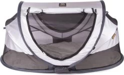 Deryan Peuter Luxe Campingbedje – Inclusief Zelfopblaasbare Matras - Silver -Babyproducten Winkel 1200x727 1