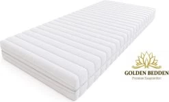 Golden Bedden - SG25 - 60/120/14 Baby Matras - Ledikant Matras Met Anti-allergische Wasbare Hoes.