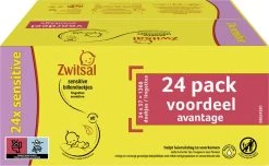 Zwitsal Baby Sensitive Billendoekjes Alcoholvrij - 1368 Doekjes - Voordeelverpakking -Babyproducten Winkel 1200x739 1