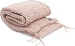 Jollein Bedomrander River Knit 180x35cm - Pale Pink 20 Jollein Bedomrander River Knit 180x35cm - Pale Pink -Babyproducten Winkel 1200x740