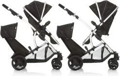 BERKATMARKT - Hauck Duett 2 Dubbele Kinderwagens Voor Baby's En Kinderen, Omkeerbare Zitting, In Hoogte Verstelbaar, Zonwering, Regenbescherming, Opvouwbaar, Tot 36 Kg, Zwarte Woud -Babyproducten Winkel 1200x758 1