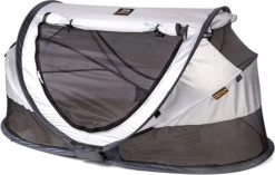 Deryan Peuter Luxe Campingbedje – Inclusief Zelfopblaasbare Matras - Silver -Babyproducten Winkel 1200x764