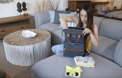 Periwinkle - Luiertassen - Waterproof Baby Verzorgingstas - Baby Rugzak - Luiertas - Verzorgingstas - Linnen - Bordeaux -Babyproducten Winkel 1200x772 12