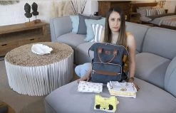 Periwinkle - Luiertassen - Waterproof Baby Verzorgingstas - Baby Rugzak - Luiertas - Verzorgingstas - Linnen - Bordeaux -Babyproducten Winkel 1200x772 5