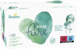Pampers® Pampers Aqua Pure Billendoekjes - 432 Doekjes -Babyproducten Winkel 1200x774