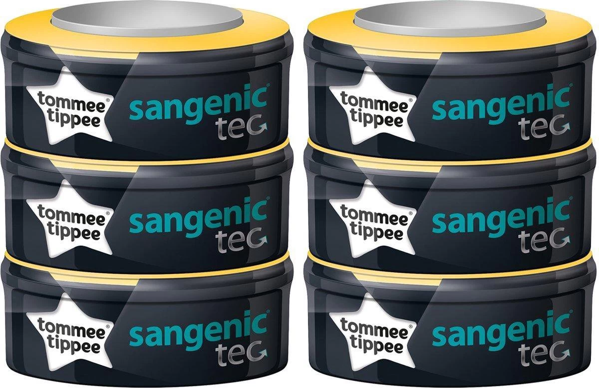 Tommee Tippee Sangenic Tec Luieremmer Navulling Cassettes - 6 Stuks - Universeel 4 Tommee Tippee Sangenic Tec Luieremmer Navulling Cassettes - 6 Stuks - Universeel - Afbeelding 4