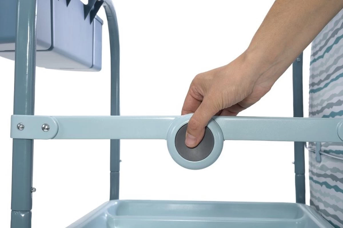 Chicco Cuddle & Bubble Verzorgingstafel - Babybadje Met Standaard - Luiertafel - Verschoontafel - Verstelbare Hoogtes 12 Chicco Cuddle & Bubble Verzorgingstafel - Babybadje Met Standaard - Luiertafel - Verschoontafel - Verstelbare Hoogtes - Afbeelding 12