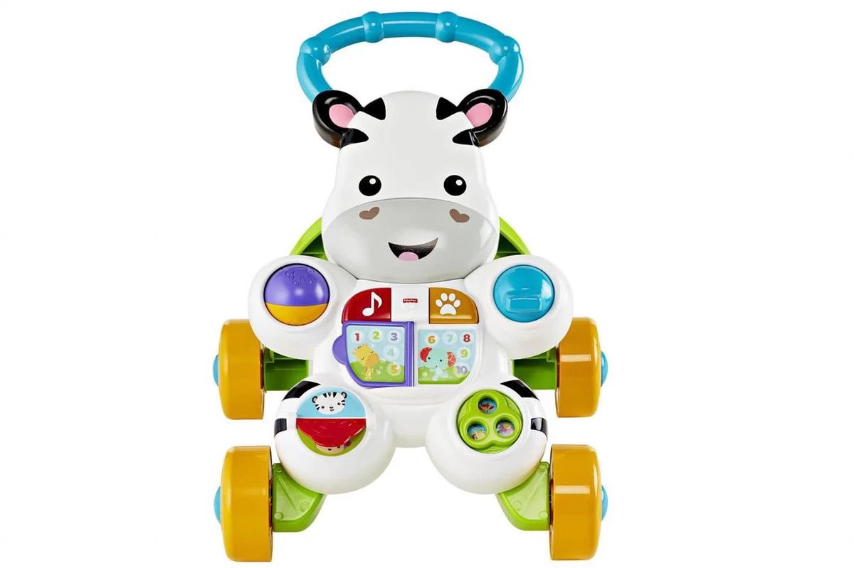 Fisher Price Fisher-Price Loop Met Mij Zebra - Looptrainer 8 Fisher Price Fisher-Price Loop Met Mij Zebra - Looptrainer - Afbeelding 8