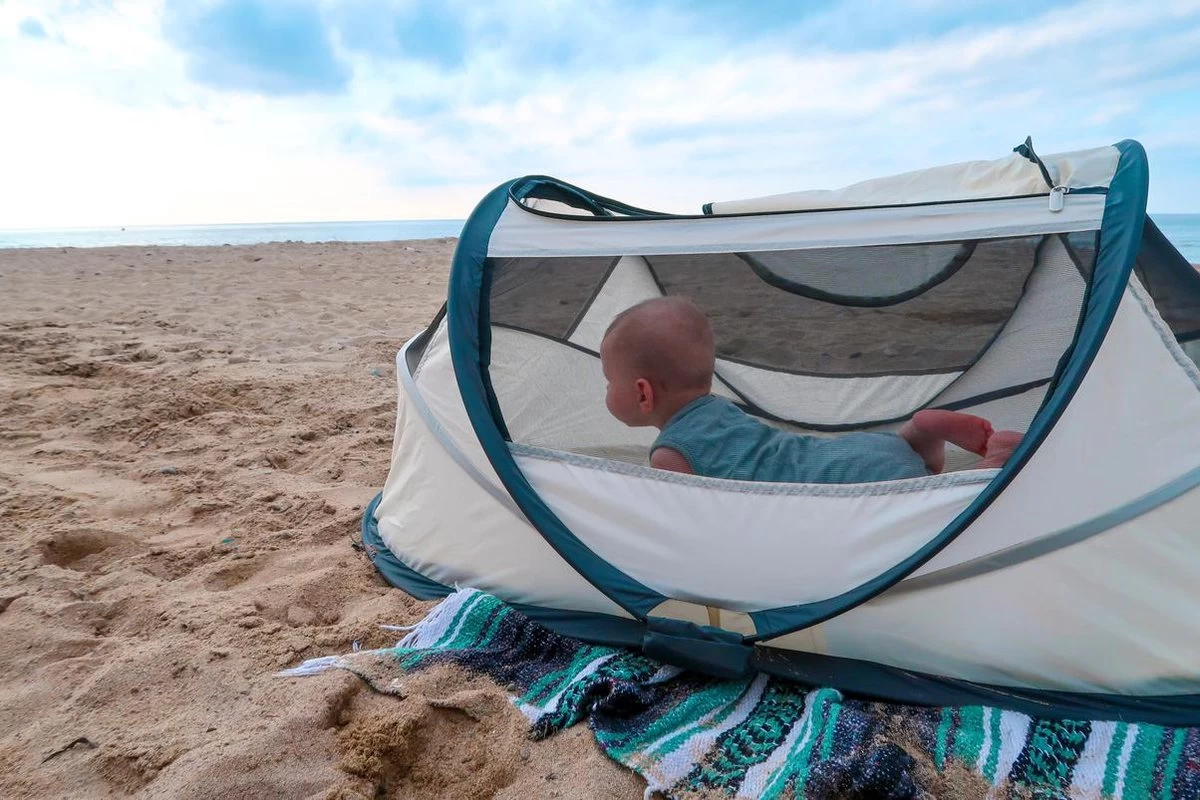 Deryan BabyBox Campingbedje - Baby Tentje - Cream 3 Deryan BabyBox Campingbedje - Baby Tentje - Cream - Afbeelding 3