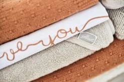 Jollein Baby Laken Wieg 75x100cm Love You - Caramel -Babyproducten Winkel 1200x800 141