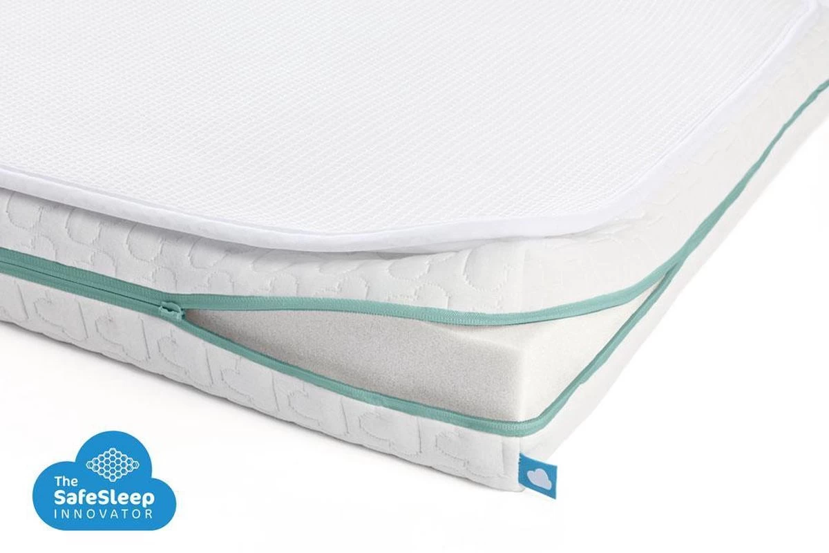 AeroSleep® ECOlution Pack 2-in-1 : Matras + 3D Matrasbeschermer - Bed - 150 X 70 Cm 13 AeroSleep® ECOlution Pack 2-in-1 : Matras + 3D Matrasbeschermer - Bed - 150 X 70 Cm - Afbeelding 13