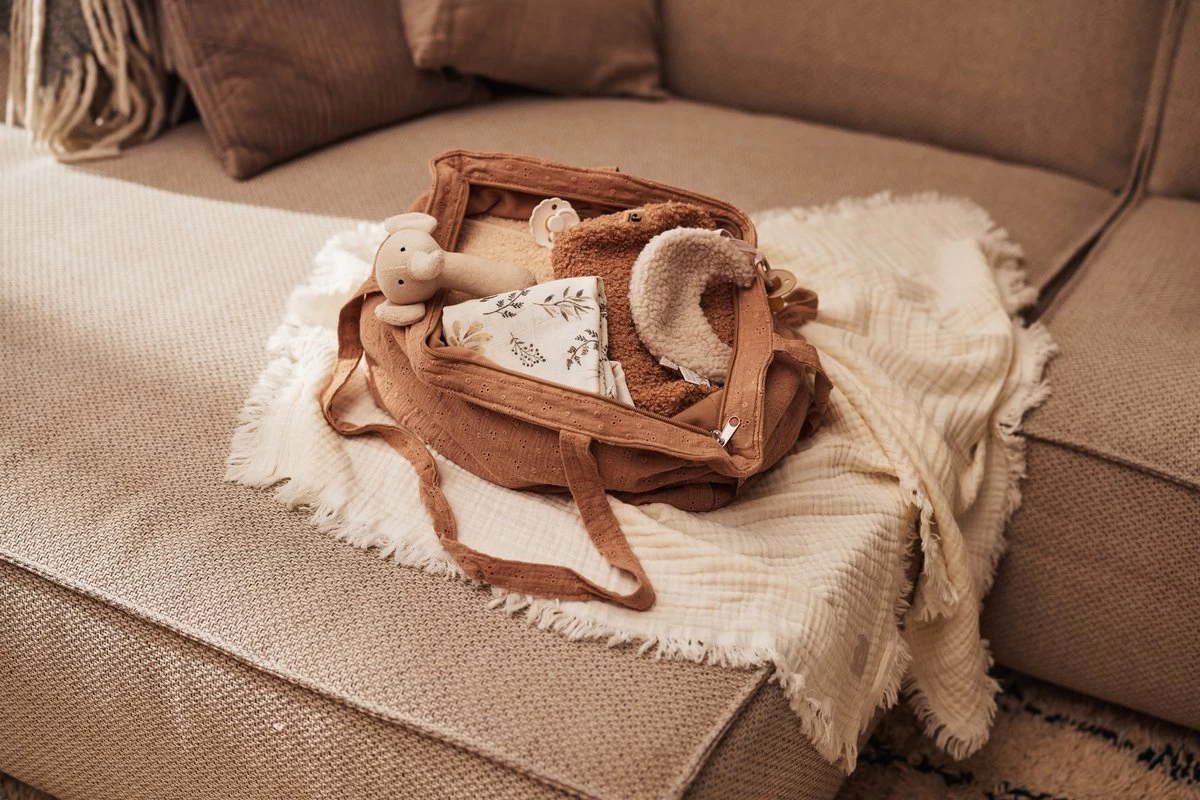 Jollein Baby Deken Ledikant 120x120cm Muslin Fringe - Ivory 4 Jollein Baby Deken Ledikant 120x120cm Muslin Fringe - Ivory - Afbeelding 4