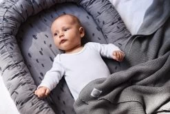 Jollein Baby Deken Wieg 75x100cm Basic Knit - Stone Grey -Babyproducten Winkel 1200x800 212