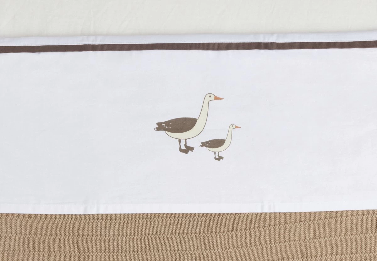 Jollein Baby Laken Ledikant 120x150cm - Goose 4 Jollein Baby Laken Ledikant 120x150cm - Goose - Afbeelding 4