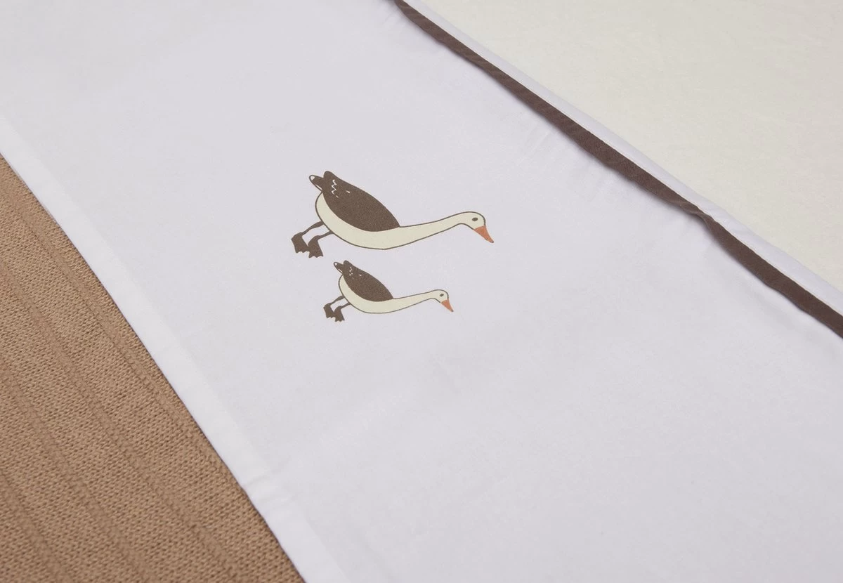 Jollein Baby Laken Ledikant 120x150cm - Goose 6 Jollein Baby Laken Ledikant 120x150cm - Goose - Afbeelding 6