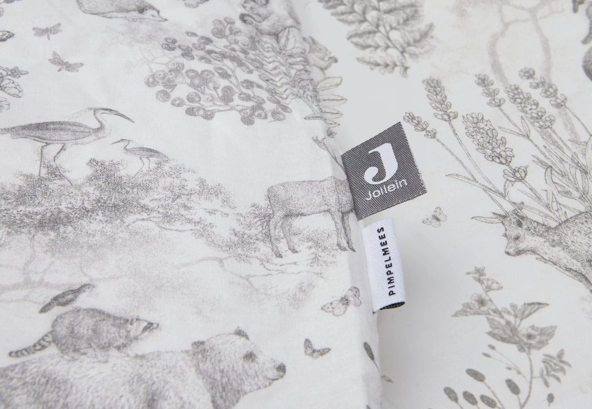 Jollein Baby Dekbedovertrek Met Sloop 100x135/140cm Pimpelmees - Forest Animals 1 Jollein Baby Dekbedovertrek Met Sloop 100x135/140cm Pimpelmees - Forest Animals