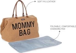 Childhome Mommy Bag Groot - Teddy - Beige -Babyproducten Winkel 1200x840 4