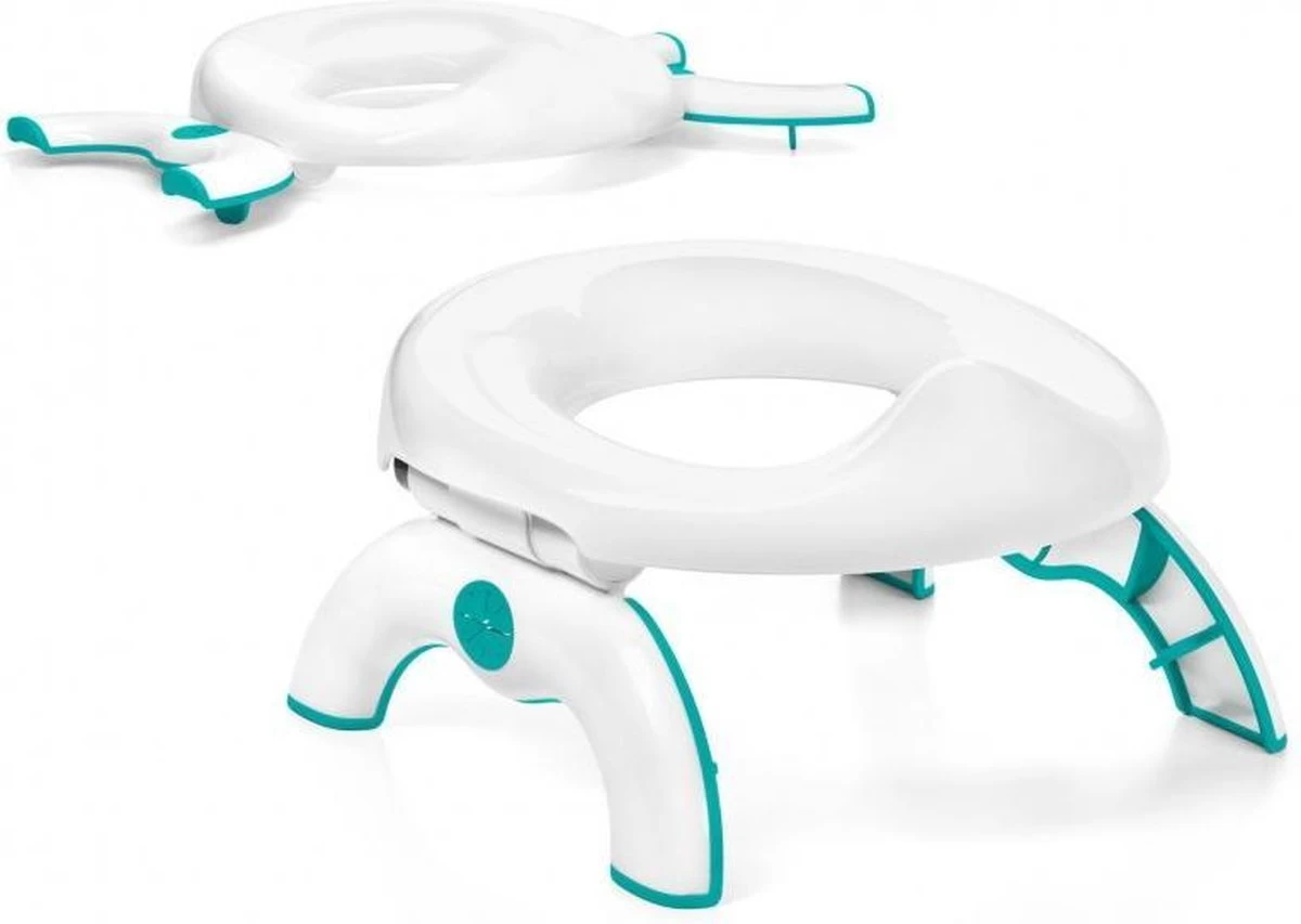 Oxo Tot 2-in-1 Plaspotje - Reispotje - WC Verkleiner - Teal 2 Oxo Tot 2-in-1 Plaspotje - Reispotje - WC Verkleiner - Teal - Afbeelding 2