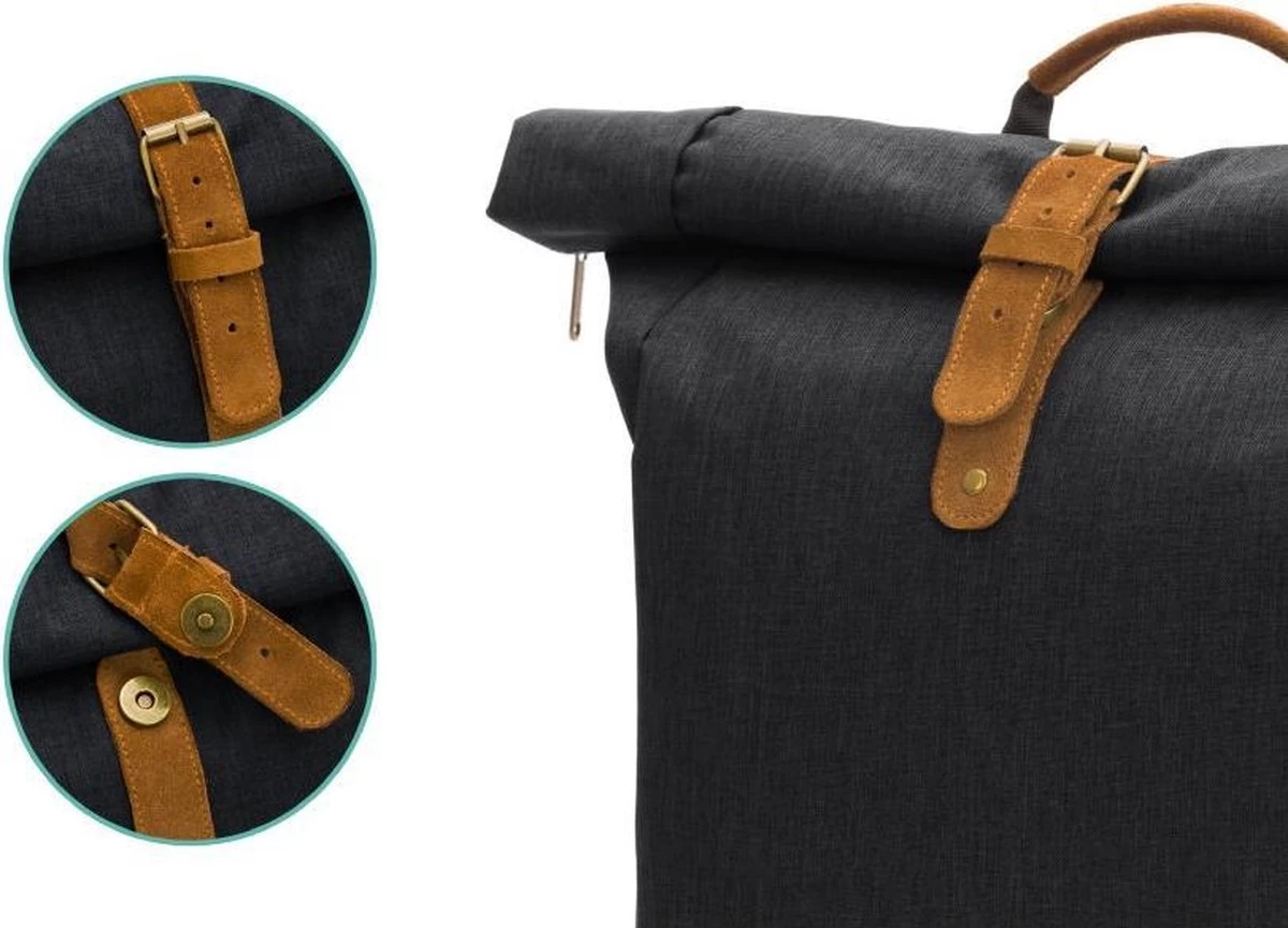 Fillikid Luiertas Rugzak - Met Verschoonmatje - Multifunctioneel - Zwart 9 Fillikid Luiertas Rugzak - Met Verschoonmatje - Multifunctioneel - Zwart - Afbeelding 9