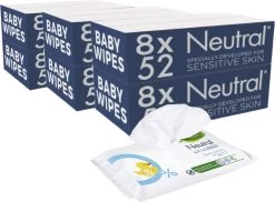 Neutral - Baby Billendoekjes - 48 X 52 = 2496 Stuks - 0% Parfum -Babyproducten Winkel 1200x884