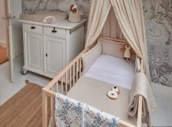 Jollein Bedomrander Bliss Knit 180x35cm - Nougat -Babyproducten Winkel 1200x891 1