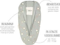 Puckababy Inbakerslaapzak Original Mini - 3-6 Maanden - Cotton - Eclipse Clay -Babyproducten Winkel 1200x895 4