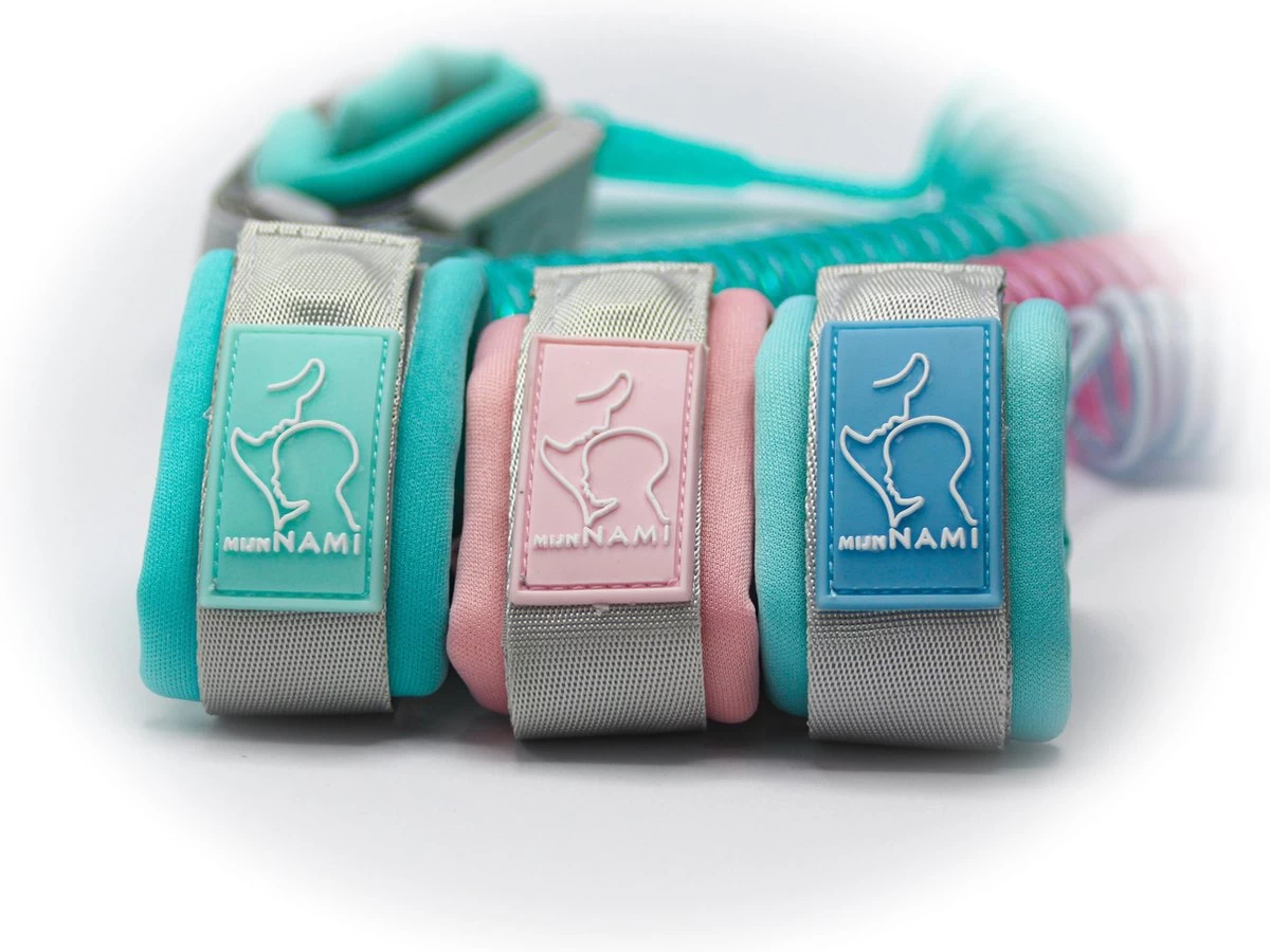 Polstuigje Mintgroen 360 Plus Met Slotje - Het Enige CE Gekeurde Polstuigje - 2 Meter Elastisch Koord - Kindertuigje 6 Polstuigje Mintgroen 360 Plus Met Slotje - Het Enige CE Gekeurde Polstuigje - 2 Meter Elastisch Koord - Kindertuigje - Afbeelding 6