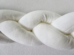 Baby Bed Bumper Gevlochten, Boxomrander, Hoofdbeschermer, Bedbumper,boxrand (2 Meter) Van Baby-slofje.nl Wit -Babyproducten Winkel 1200x900 44