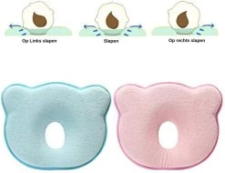 Baby IQ Orthopedisch Baby Hoofdkussen – Traagschuim – Tegen Plat Achterhoofd – Baby Kussen Plat Hoofd - Kraamcadeau – Blauw – Incl Gratis Bandana Slabber -Babyproducten Winkel 1200x924 3