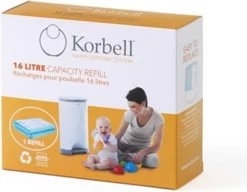 Korbell Luieremmer Navulling - 15L Zak - 3 Stuks 13 Korbell Luieremmer Navulling - 15L Zak - 3 Stuks -Babyproducten Winkel 1200x931