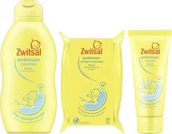 Zwitsal Baby - Washandjes + Haarlotion + Haargel - Combi Pack